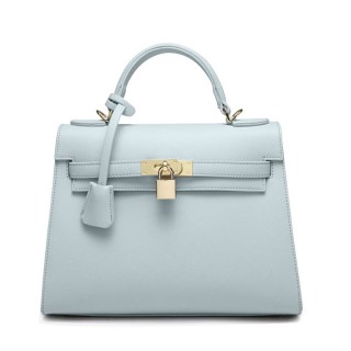 Túi birkin ổ khóa Cabwer xanh xám